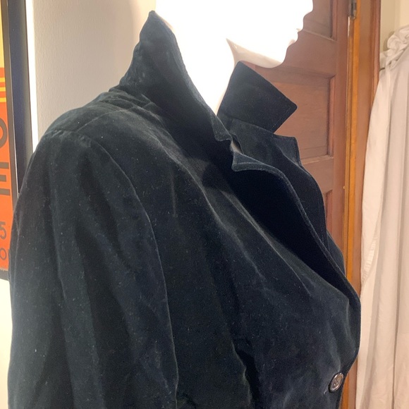 70’s KORET OF CALIFORNIA BLACK VELVET BLAZER ILGW HOLIDAYS CHRISTMAS - Picture 3 of 17